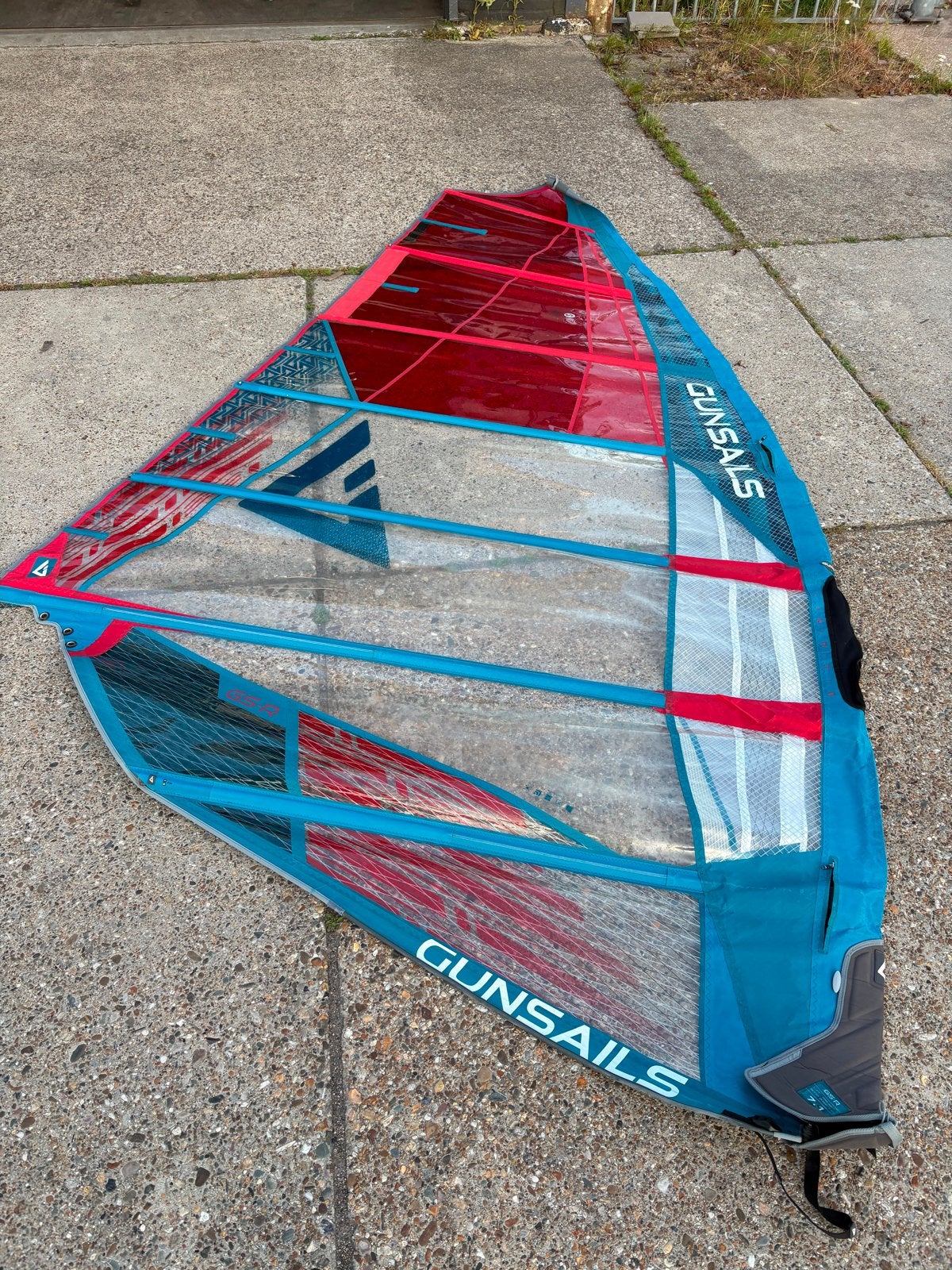 Gunsails GS-R 7.1 windsurfzeil, Watersport en Boten, Met draagtas, 6.5 m² tot 8 m², Ophalen of Verzenden, Zo goed als nieuw