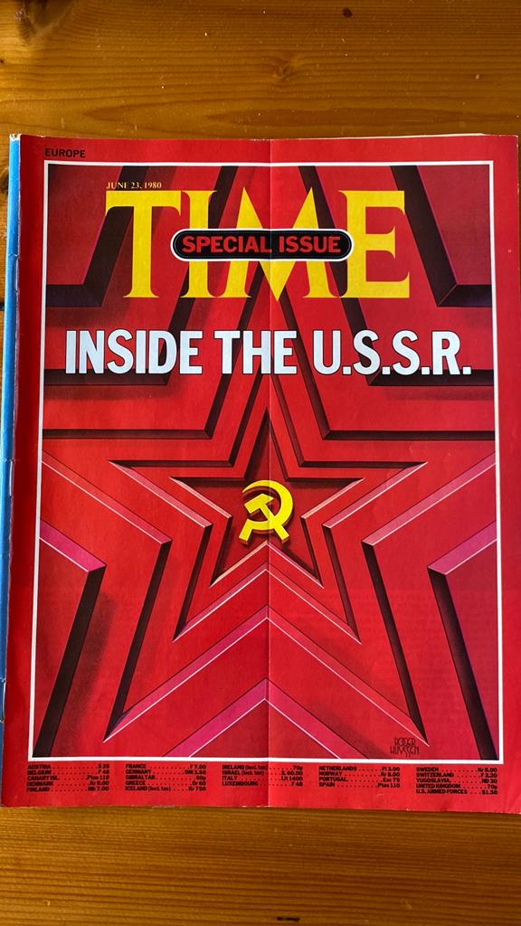 Time Magazine USSR 1980, Boeken, Tijdschriften en Kranten, Ophalen of Verzenden, Zo goed als nieuw, Overige typen