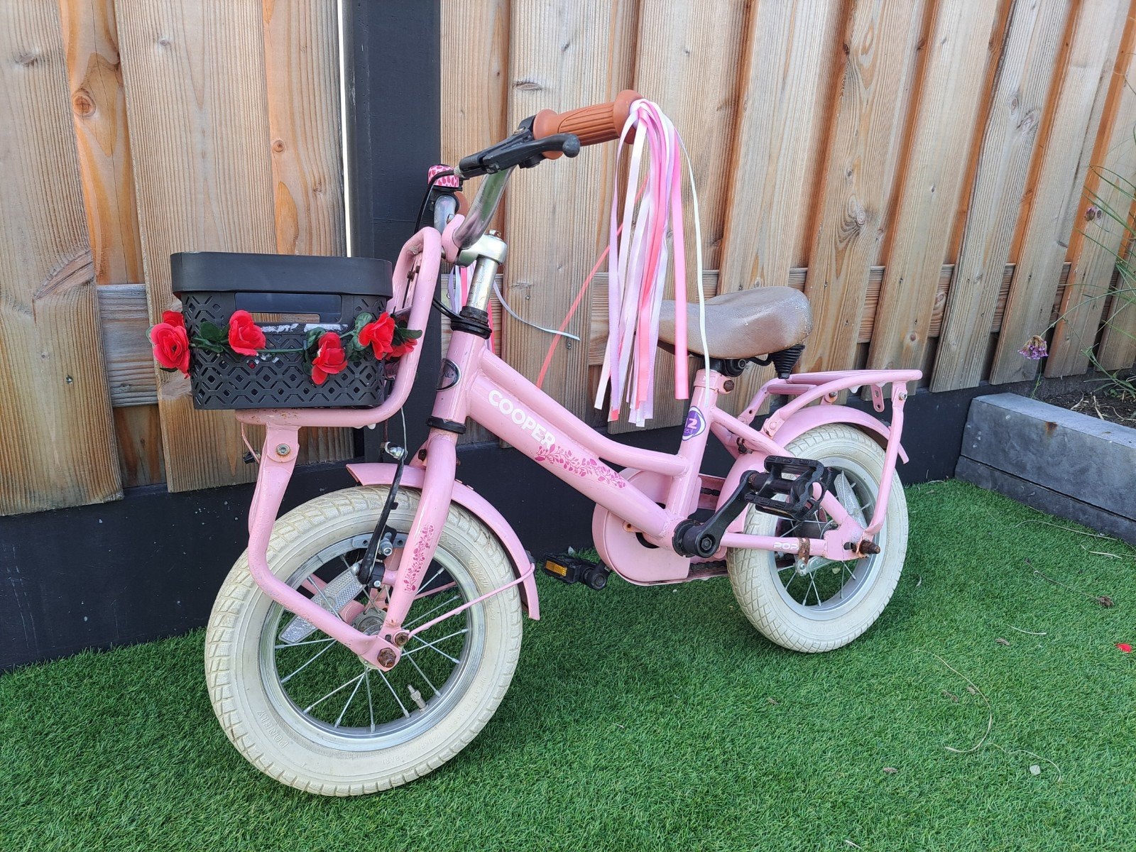 Vrolijke meisjesfiets, Ophalen, Gebruikt, Minder dan 16 inch
