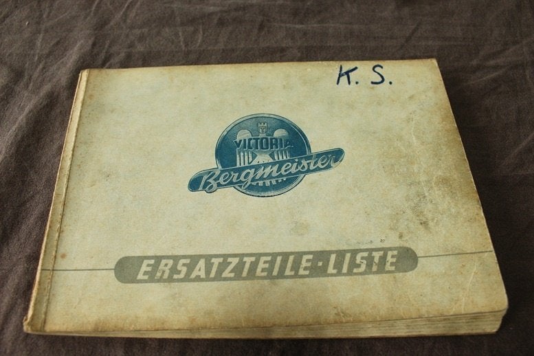 Victoria Bergmeister V35 1954 motorrad ersatzteil liste, Motoren, Ophalen of Verzenden, Overige merken