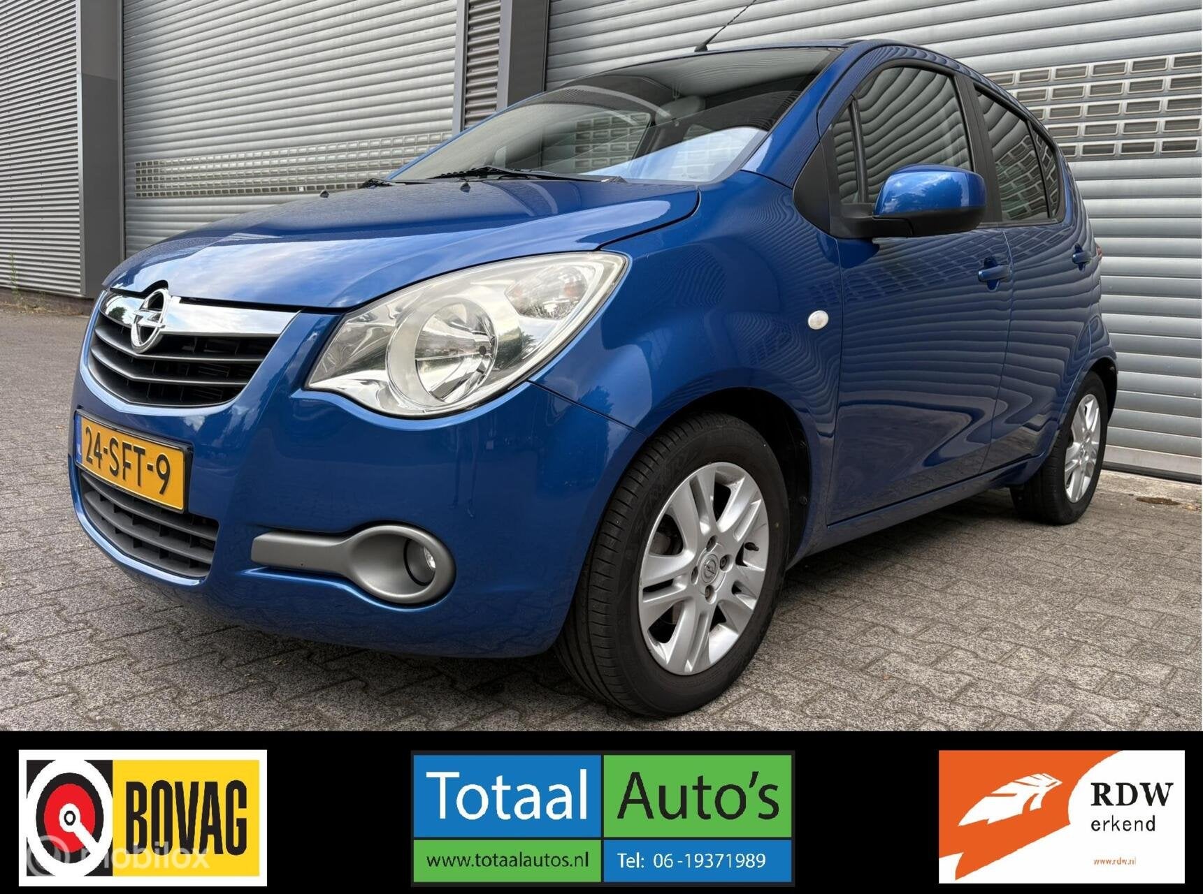 Opel Agila 1.2 Edition*Airco*Trekhaak*Navi*Applecarplay+Andr, Auto's, Opel, Voorwielaandrijving, 4 cilinders, 965 kg, Blauw