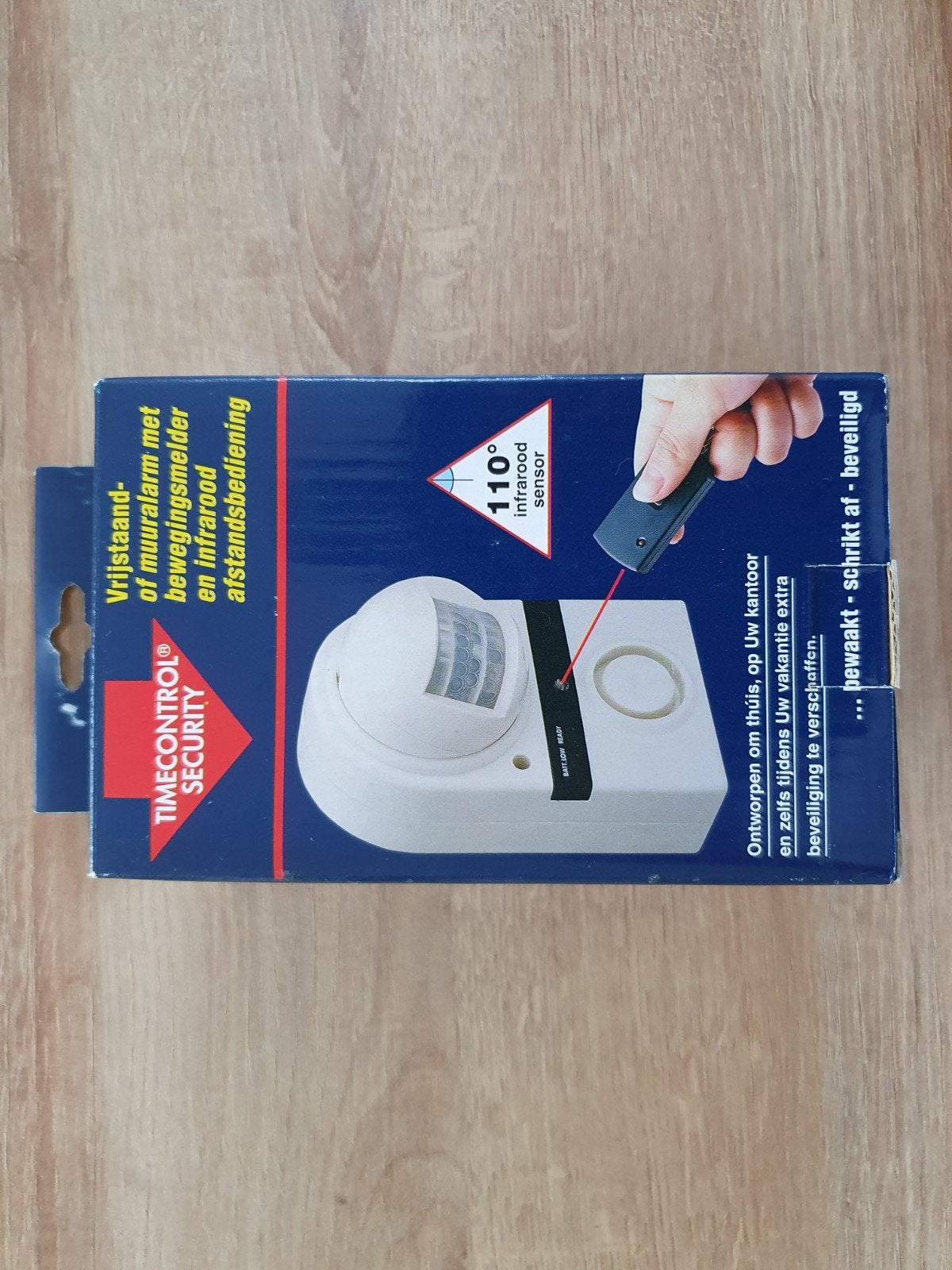 TIME CONTROL SECURITY Draadloos Bewegingsmelder Alarm, Beweging, Detector, Sensor of Melder, Draadloos, Nieuw