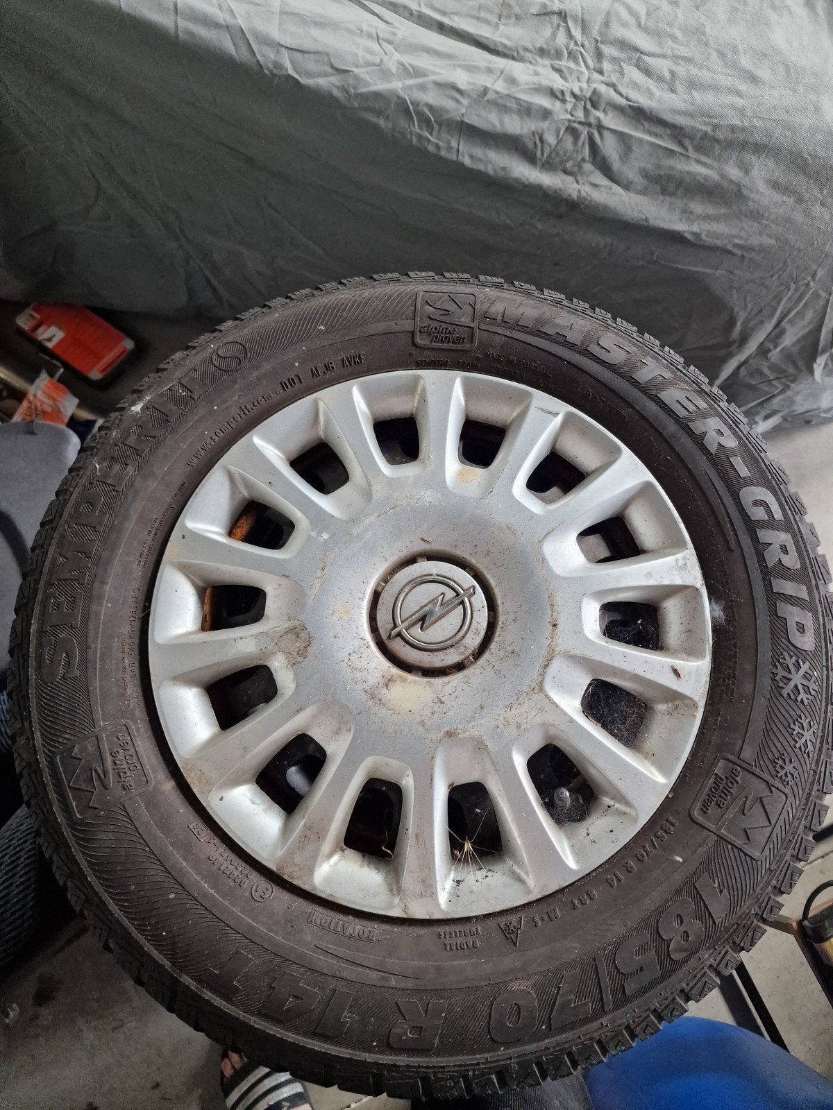 Wieldoppen voor stalenvelg Opel 14 inch, Auto diversen, Ophalen of Verzenden, Gebruikt