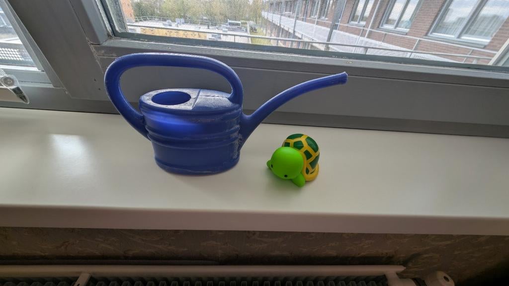 Blauwe gieter en schildpad badspeelgoed, Ophalen of Verzenden