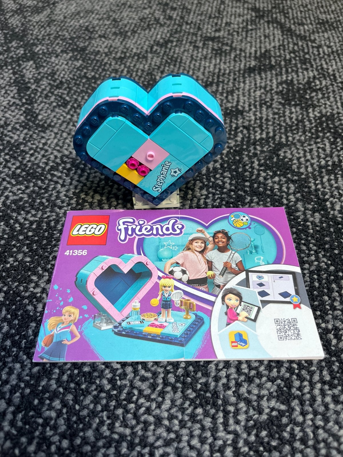 LEGO Friends Stephanie's hartvormige doos - 41356, Kinderen en Baby's, Gebruikt, Lego, Friends, Ophalen of Verzenden