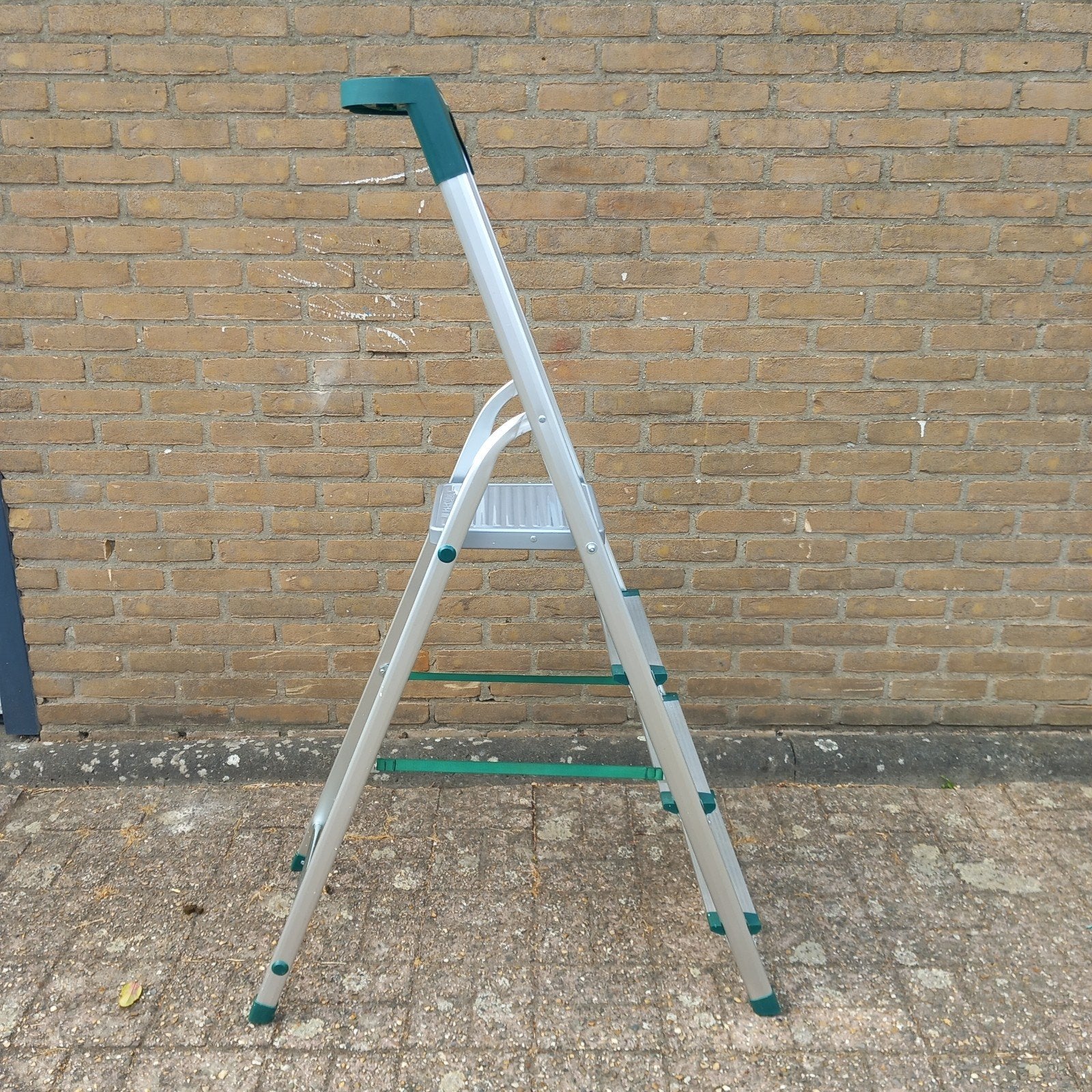 Aluminium huishoudtrap - Parkside, Doe-het-zelf en Verbouw, Ladders en Trappen, Ophalen, Zo goed als nieuw, Trap, Minder dan 2 meter