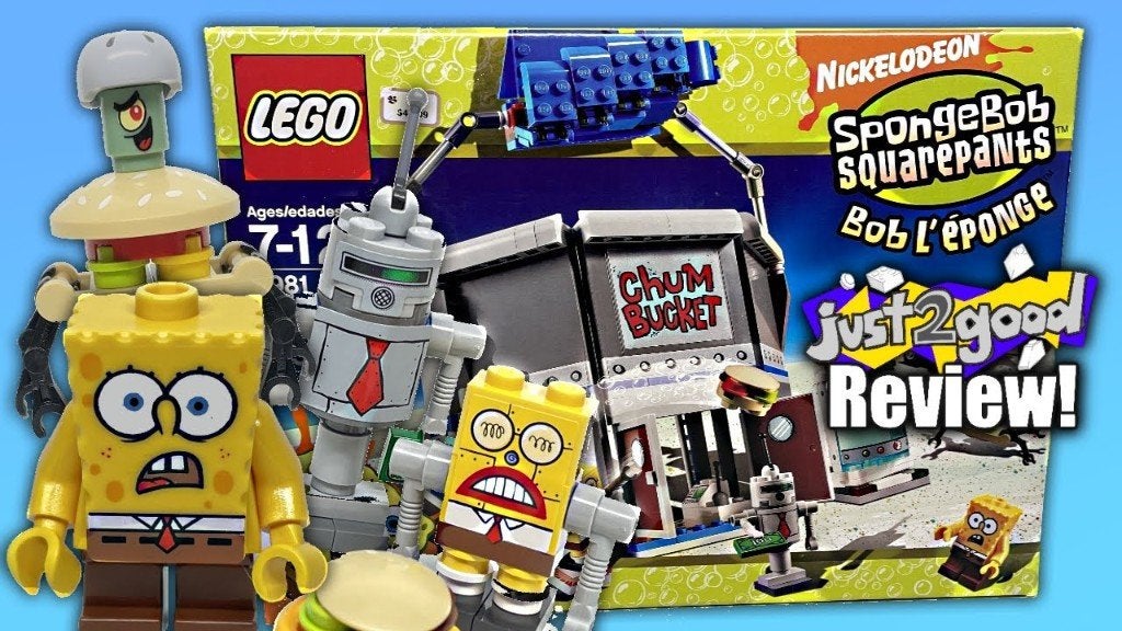 Lego Spongebob Squarepants Plankton's Chum Bucket Set 4981, Overige thema's, Lego, Ophalen of Verzenden, Zo goed als nieuw
