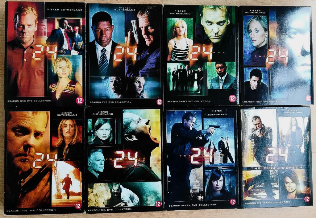 24 (GRATIS VERZENDING), Cd's en Dvd's, Dvd's | Tv en Series, Vanaf 12 jaar, Ophalen of Verzenden, Zo goed als nieuw, Actie en Avontuur