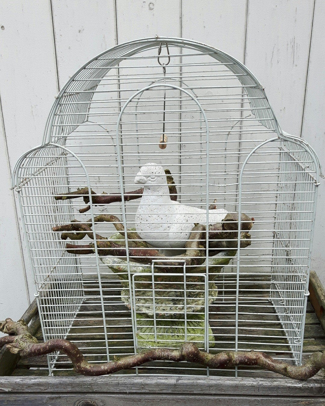 Grote vogelkooi ...als decoratie?, Ophalen of Verzenden, Vogelkooi