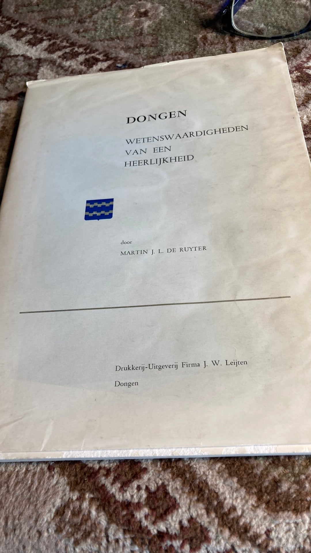 Dongen.Wetenswaardigheden van een Heerlijkheid, Ophalen of Verzenden, Gelezen