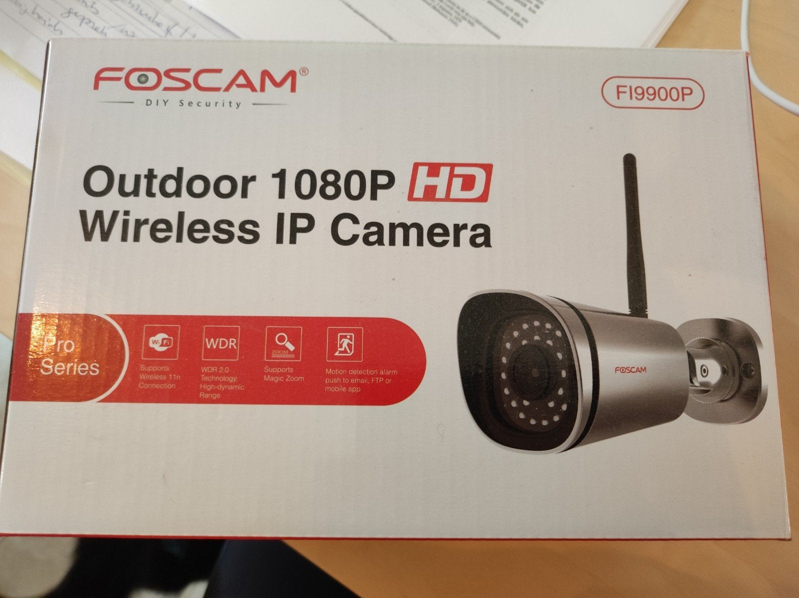 Foscam Outdoor 1080P HD Draadloze IP Camera, Audio, Tv en Foto, Ophalen of Verzenden