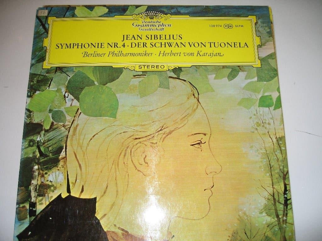 Jean Sibelius - Symphonie nr.4 Der Schwan van Tuonela, LP, Ophalen of Verzenden, Zo goed als nieuw, Romantiek