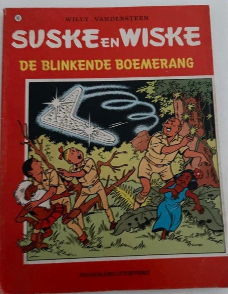 Suske en Wiske 161: De Blinkende Boemerang - Willy Vanderste, Eén stripboek, Ophalen of Verzenden, Gelezen