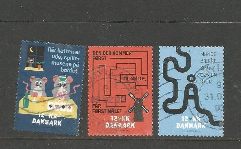 Denemarken Mi. 2058/2060, Ophalen of Verzenden, Denemarken, Gestempeld