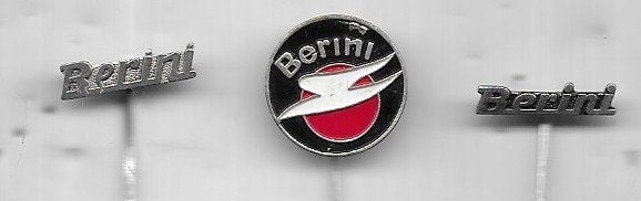 3 BERINI MOTOREN SPELDEN VERSCHILLENDE, Verzamelen, Ophalen of Verzenden, Gebruikt, Merk, Speldje of Pin