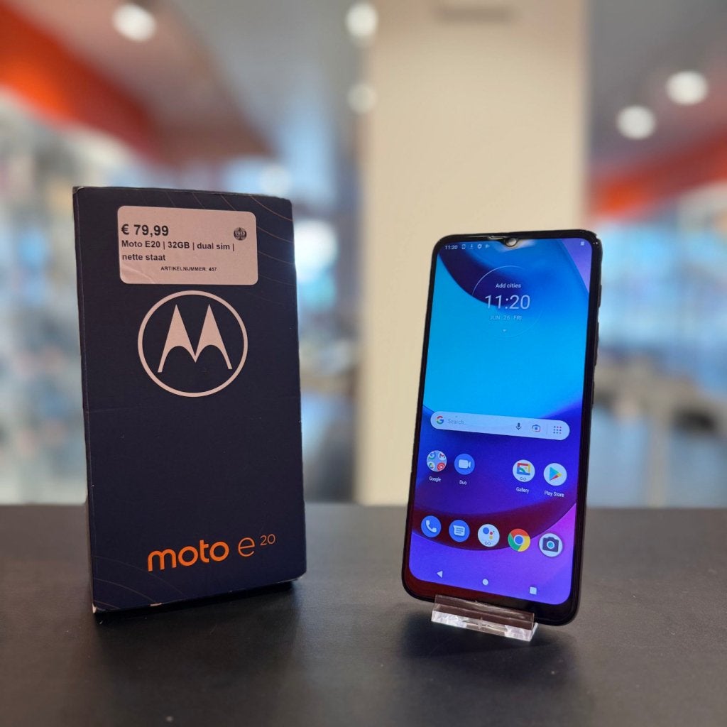 Moto E20 | 32GB | dual sim | nette staat, Telecommunicatie, Mobiele telefoons | Motorola, Motorola, Zo goed als nieuw, Support@motorola.com