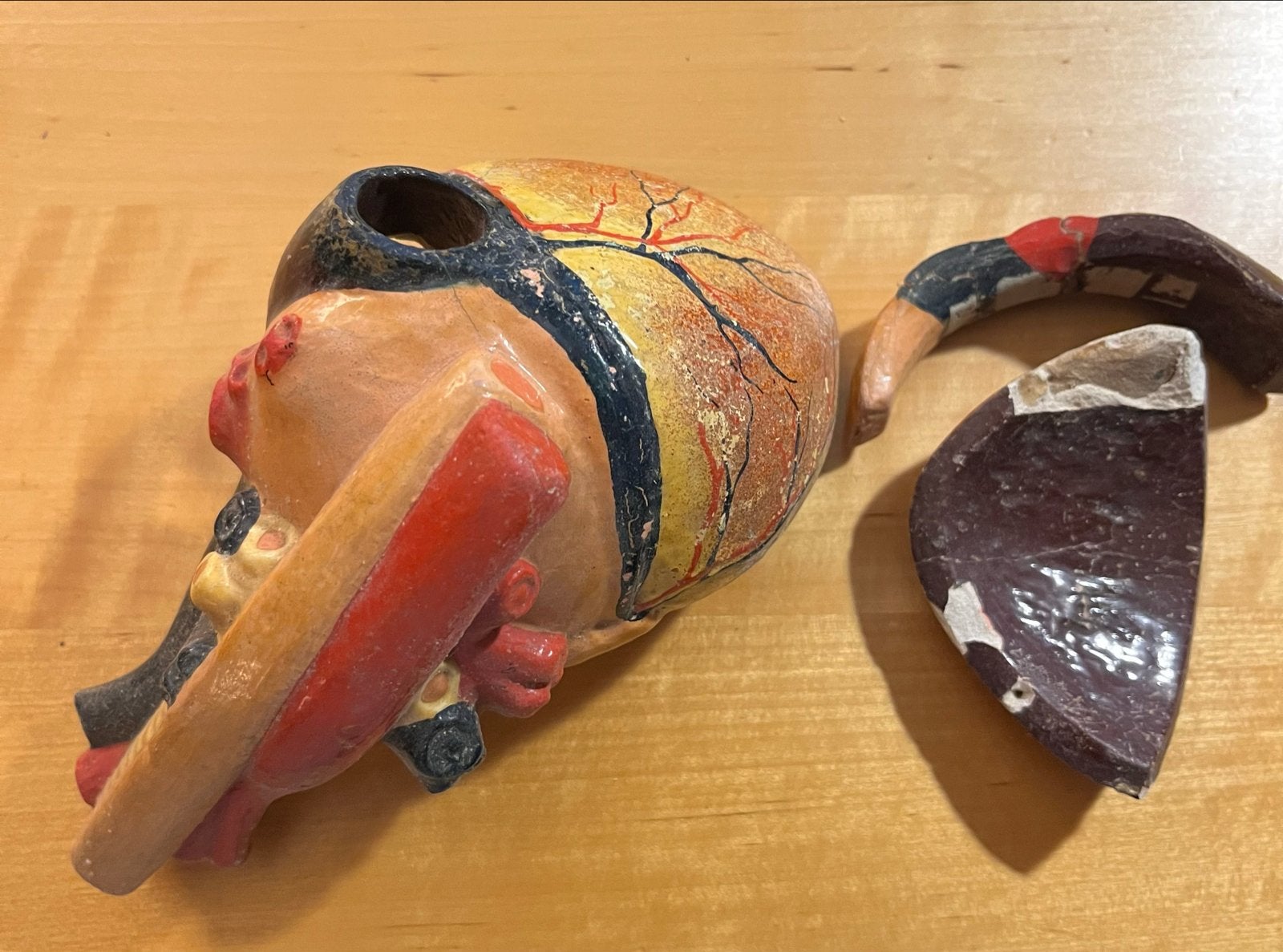 Vintage Anatomisch Hart Model - Medisch Onderwijs, Ophalen of Verzenden