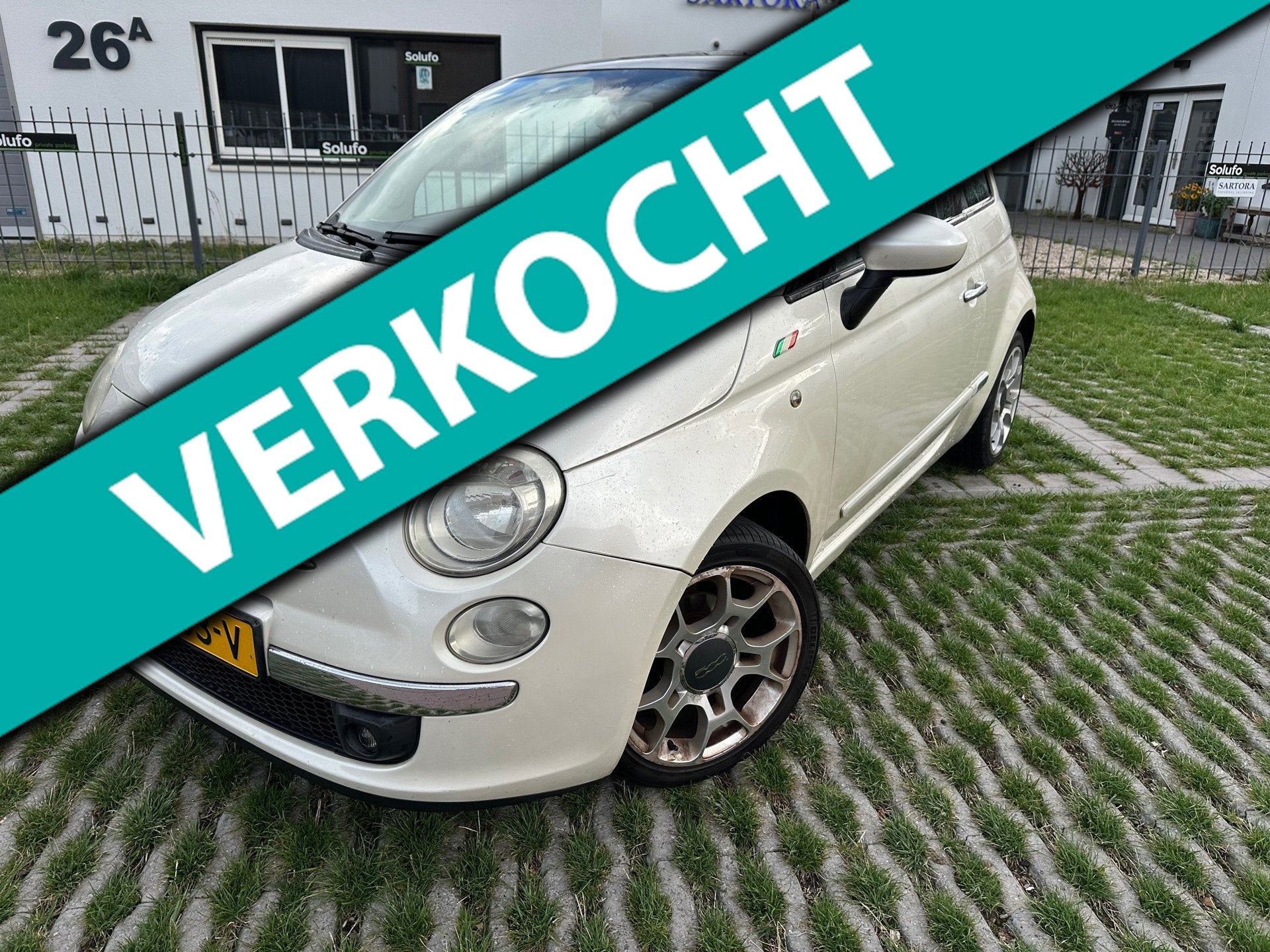 Fiat 500 MET AIRCO & APK TOT 20-04-2027!, Voorwielaandrijving, Euro 5, Gebruikt, 1242 cc