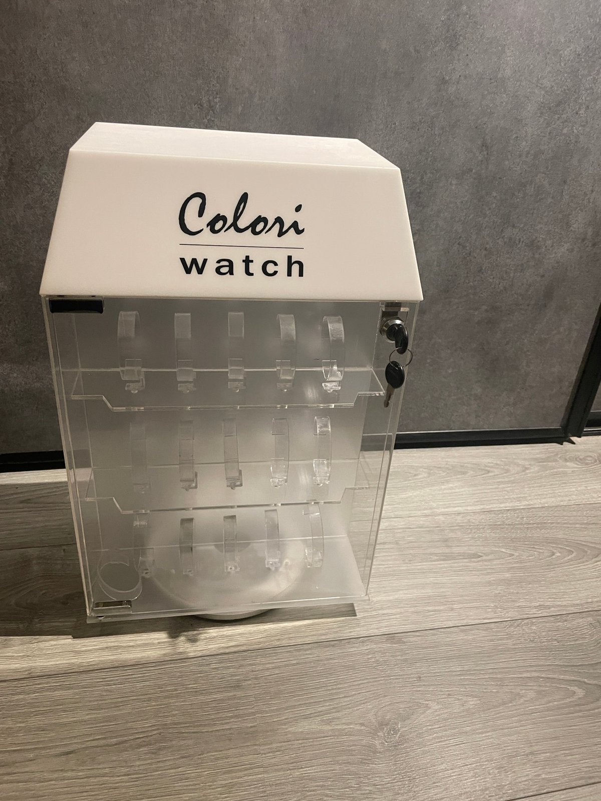 Vintrinekastje display colori watch voor armbanden horloges, Ophalen, Zo goed als nieuw