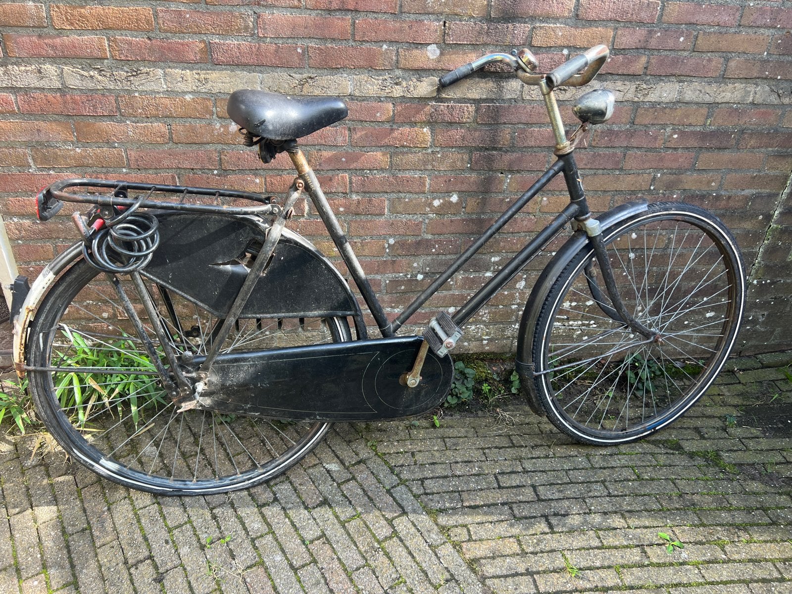 Oude Gazelle damesfiets - Opknapper, Ophalen, Terugtraprem, Gazelle, 53 tot 56 cm