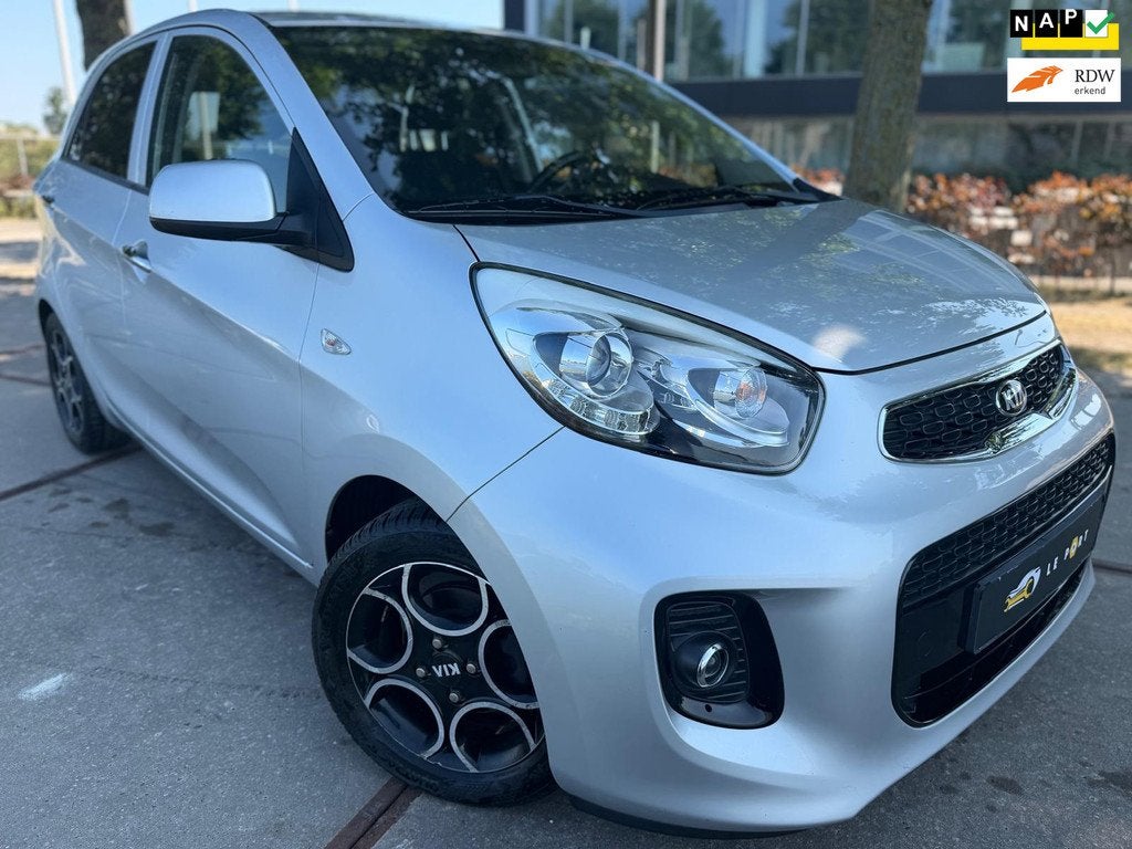 Kia Picanto | 1.0 | 2015 | 5DR | LED | AIRCO | CRUISE, Auto's, Voorwielaandrijving, Euro 5, Stof, Gebruikt