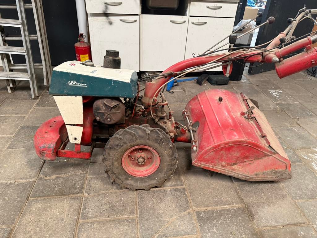 Tuinfrees / motocultivator met maaidek – project / opknapper, Tuin en Terras, Grasmaaiers, Ophalen, Gebruikt, 50 cm of meer