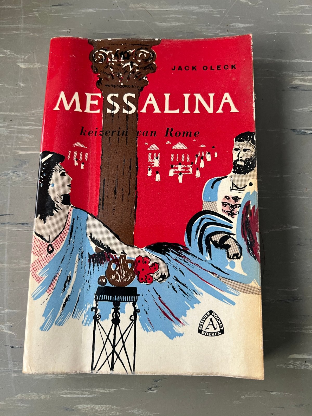 Messalina, Keizerin van Rome - Jack Oleck (Elsevier Pockets), Boeken, Ophalen of Verzenden, Gelezen