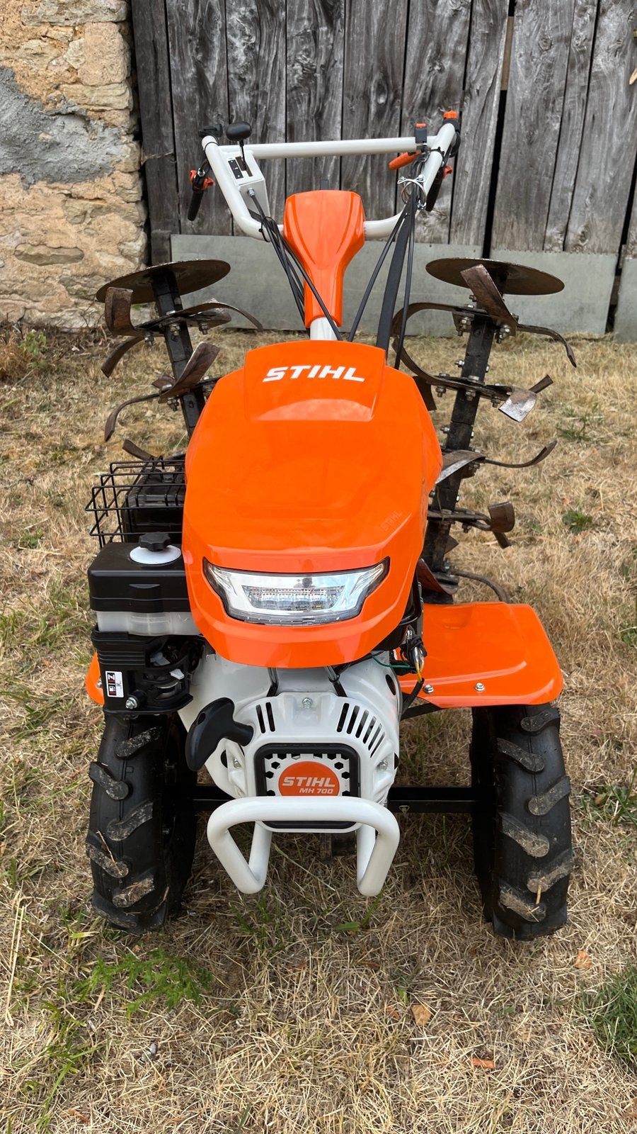 STIHL MH700 tuinfrees als nieuw, Ophalen, Versnellingen, Zo goed als nieuw, Benzine-grasmaaier