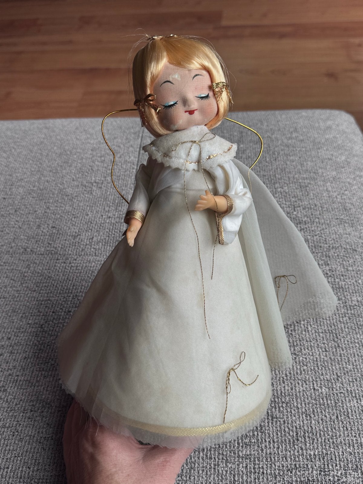 Vintage kerstengel - made in Japan, Diversen, Kerst, Ophalen of Verzenden, Gebruikt