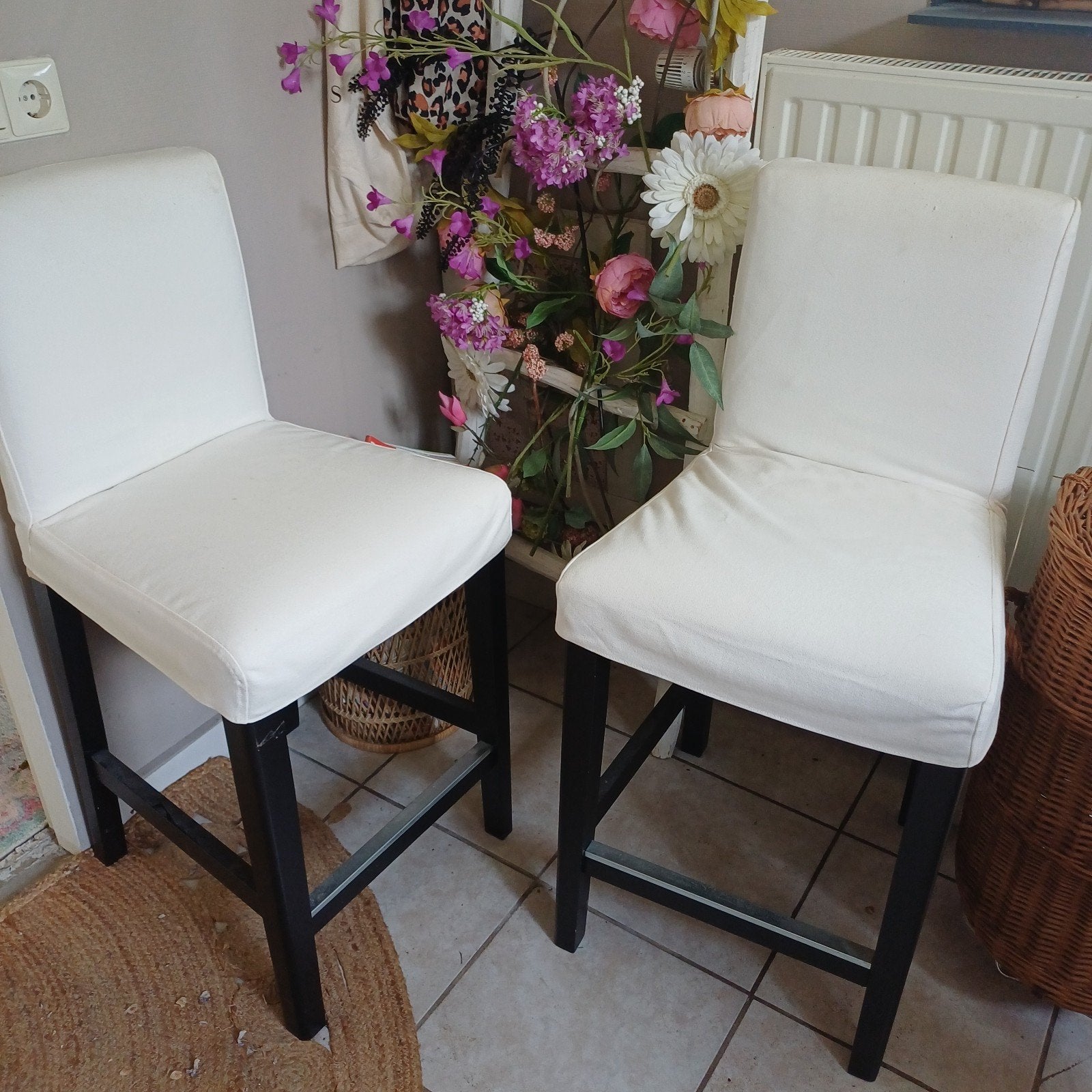 2 ikea krukken barkrukken, 2 krukken, Ophalen, 60 tot 90 cm