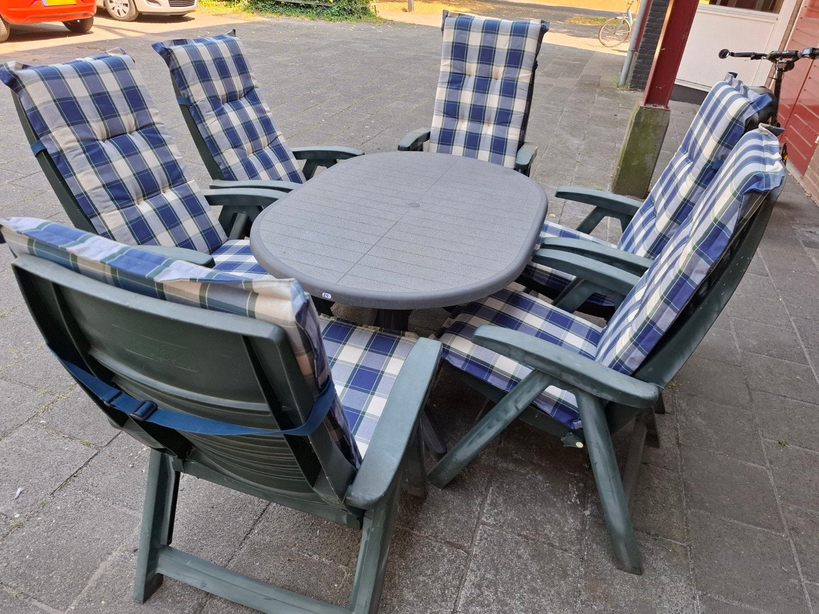 Hartman grand prestige tuinset met kussens, Ophalen, Kunststof