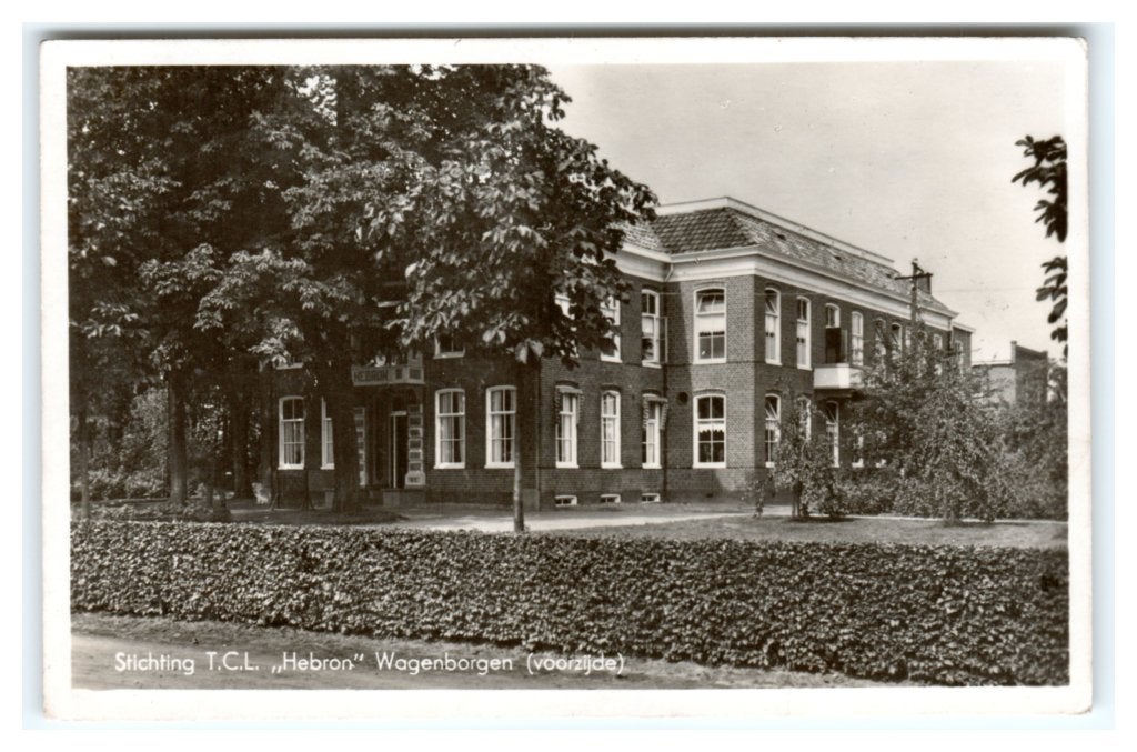 Wagenborgen, Stichting T.C.L. "Hebron" (voorzijde), Verzamelen, Ophalen of Verzenden, 1940 tot 1960, Gelopen, Groningen