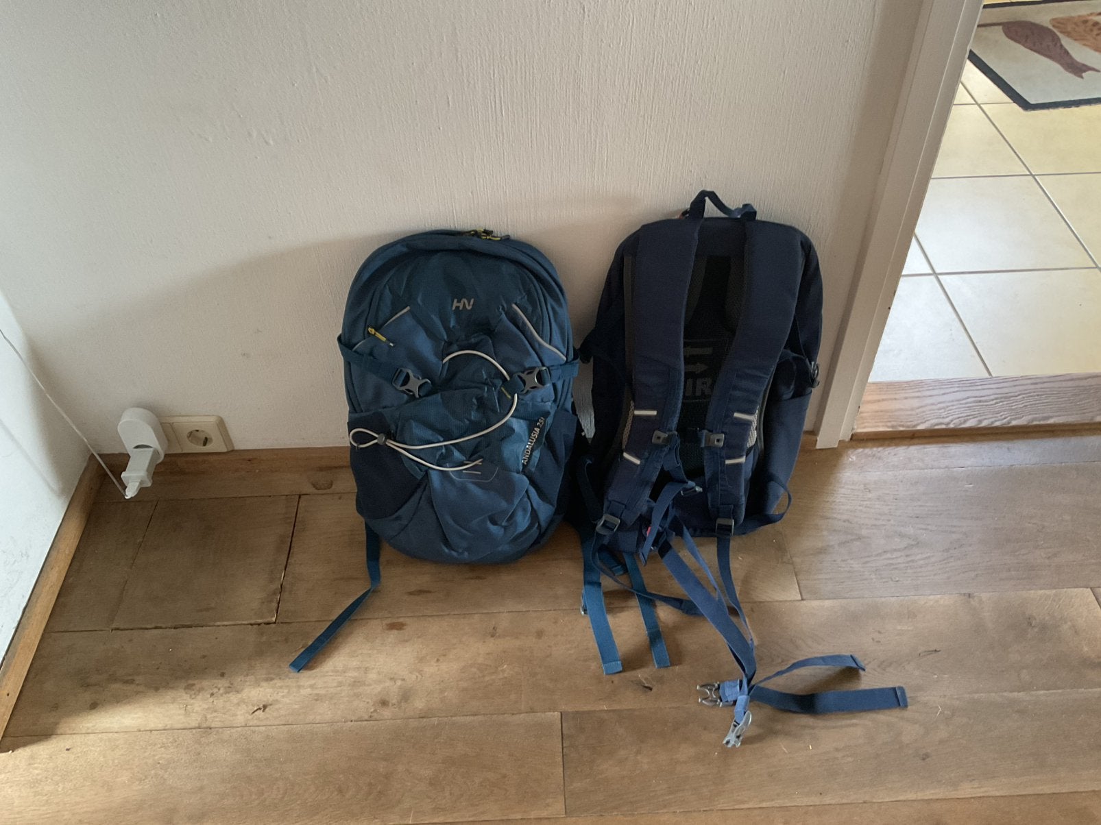 2 Rugzakken Human Nature Andalusia met rugventilatie, Ophalen of Verzenden, Zo goed als nieuw, Rugzak
