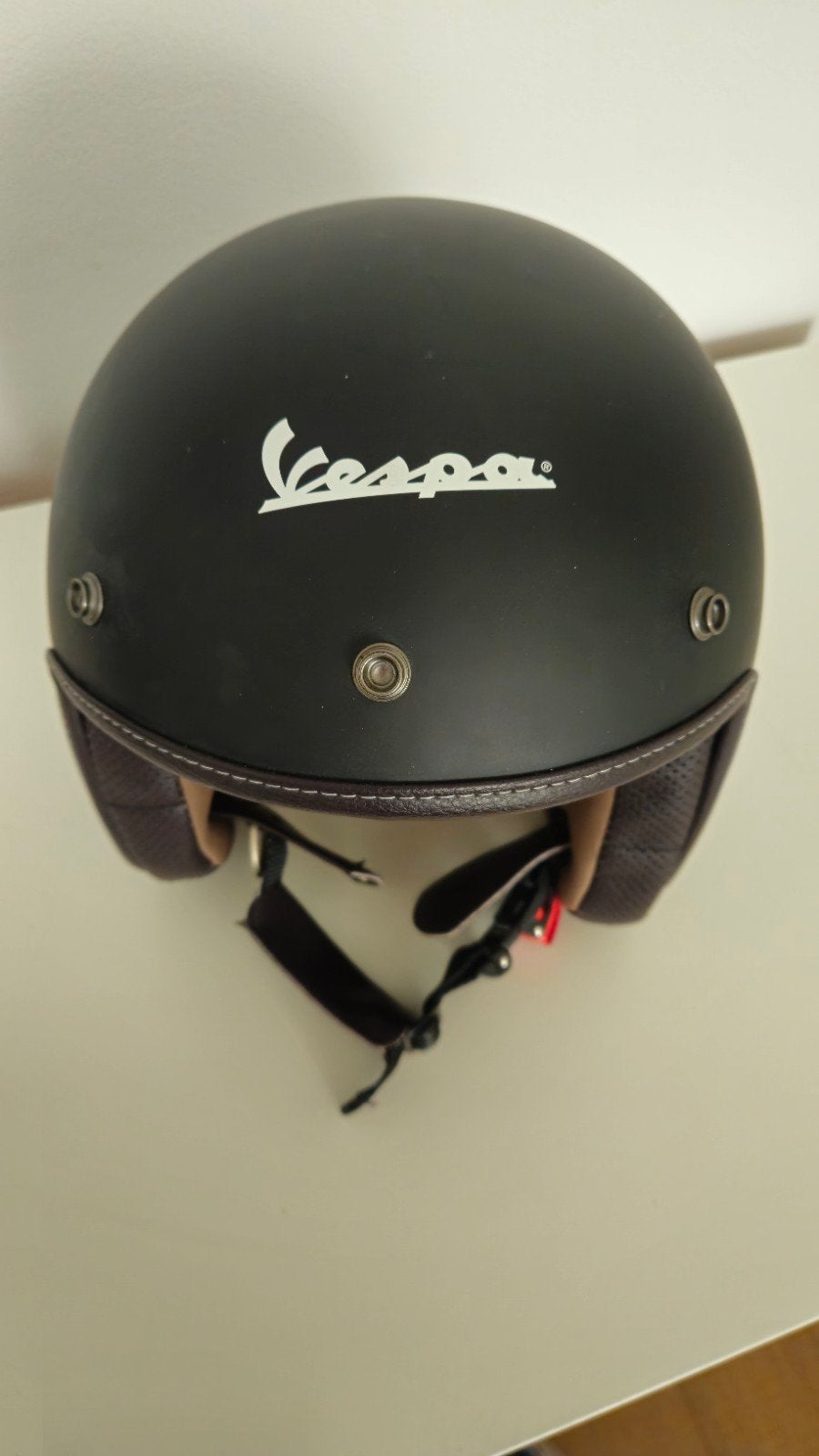Vespa helm, Fietsen en Brommers, Brommerhelmen, Ophalen of Verzenden, Zo goed als nieuw, Vespa