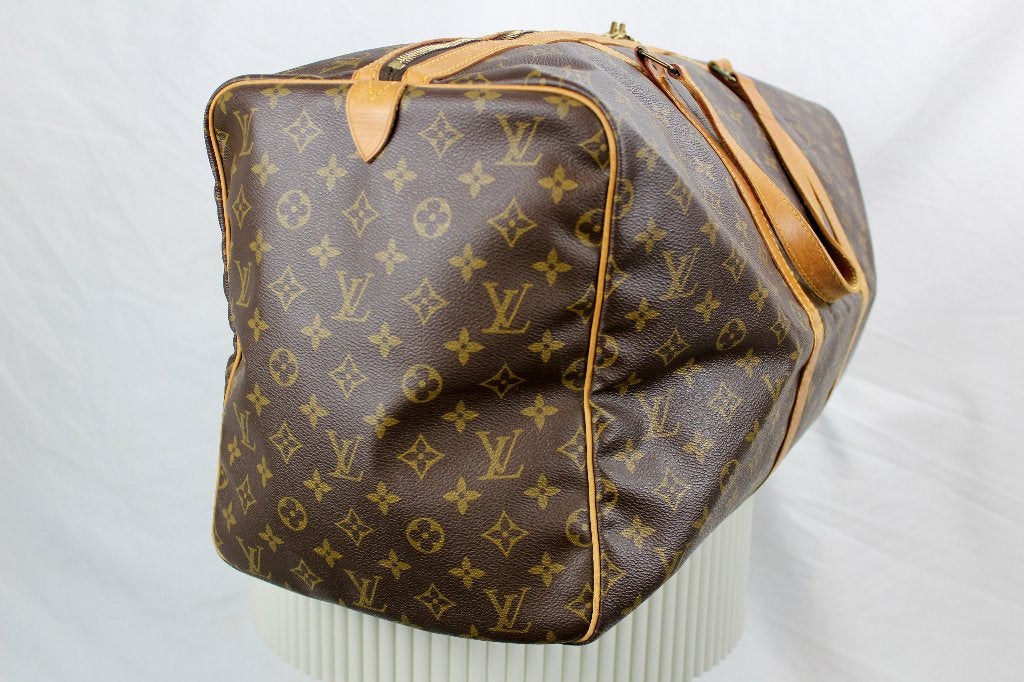 Louis Vuitton Sac Souple 55 - 1234, Gebruikt, Bruin, Ophalen of Verzenden, Louis Vuitton