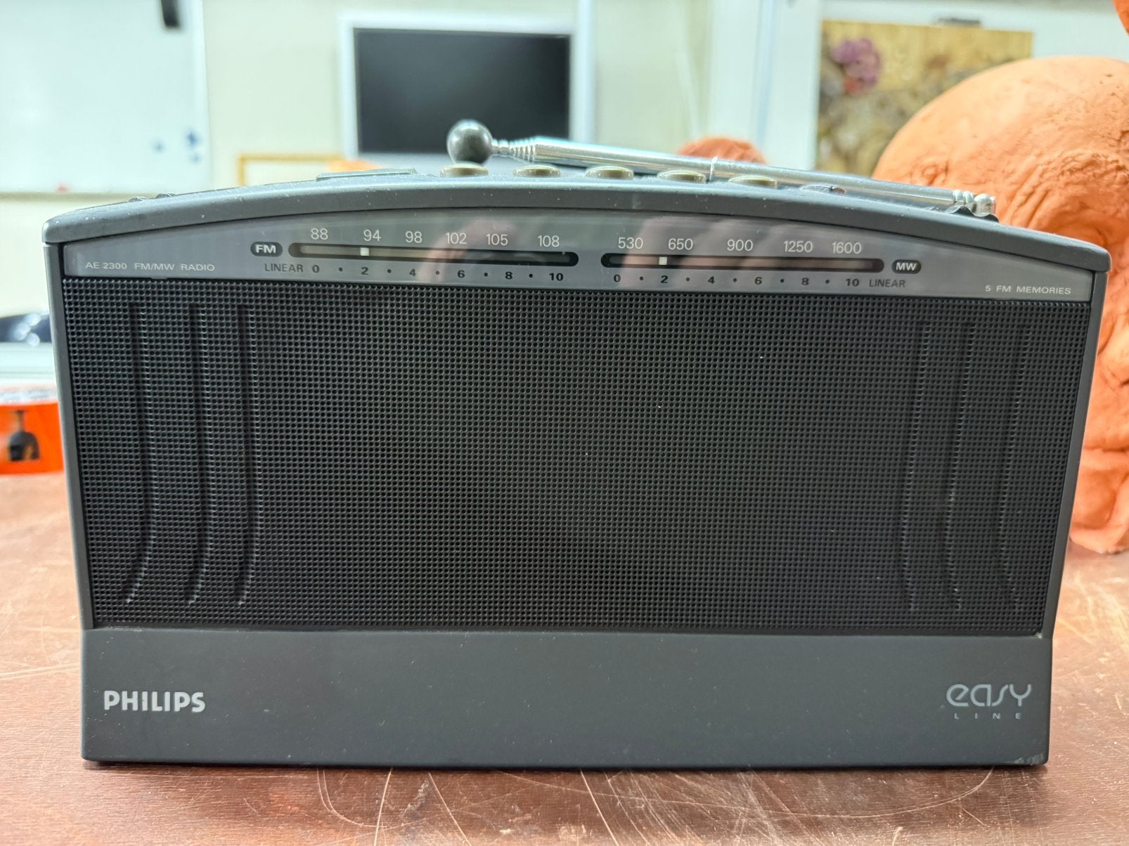 Philips transistorradio netsnoer en batterijen, Ophalen of Verzenden, Zo goed als nieuw
