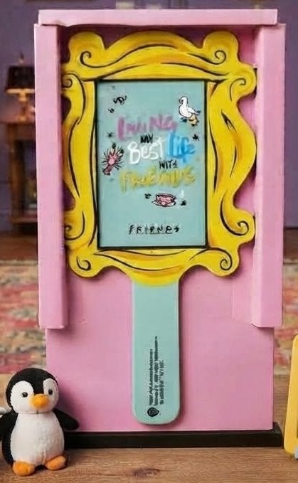 Friends TV Show Spiegel - 'Living My Best Life with Friends', Meerkleurig, Nieuw, Kunststof, Ophalen of Verzenden