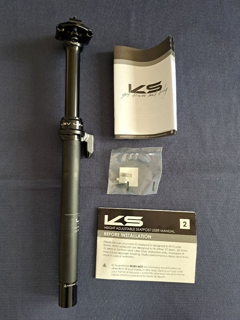 Te koop: dropper seatpost: KS (Kind Shock) Lev 27.2, Kind Shock, Overige typen, Nieuw, Ophalen of Verzenden
