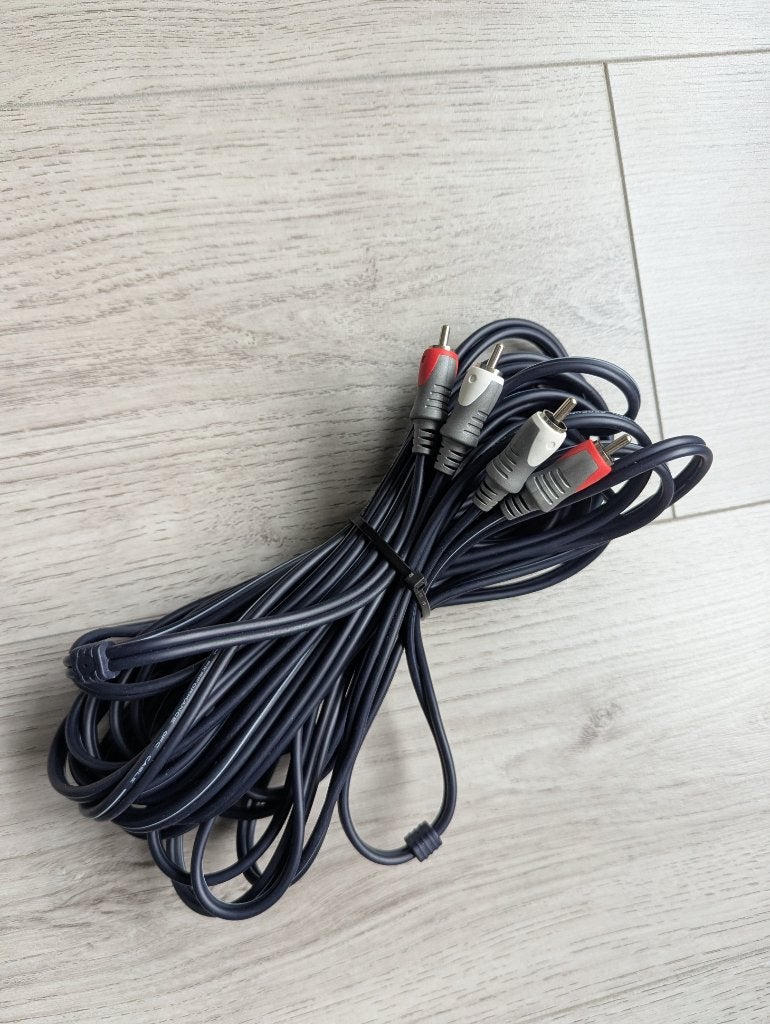 10 meter RCA Audiokabel Tulp - High Performance OFC, Ophalen of Verzenden, Zo goed als nieuw, 10 meter of meer, Interlink-kabel