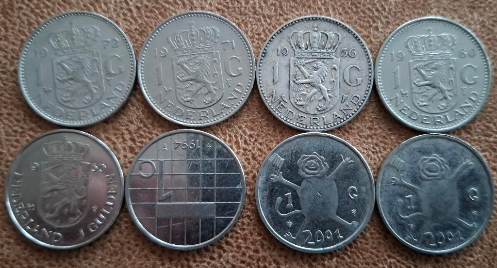 guldens, Ophalen, Koningin Juliana, 1 gulden, Losse munt