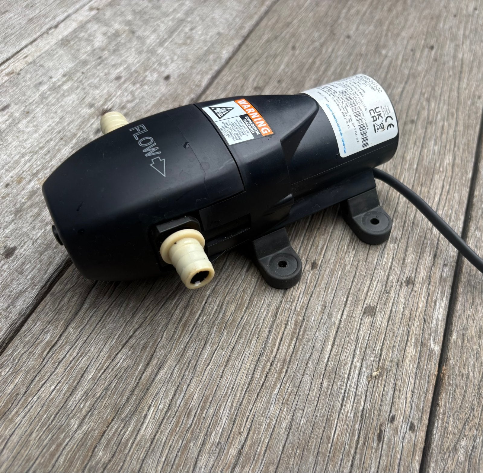 Jabsco Drinkwaterpomp Par Max 1 - 12V - 3.8 l/min 2.4 bar, Ophalen of Verzenden, Gebruikt, Motor en Techniek