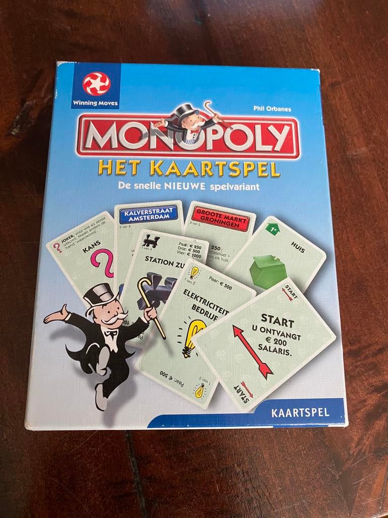 Monopoly kaartspel *nieuw in folie*, Vijf spelers of meer, Ophalen of Verzenden, Nieuw