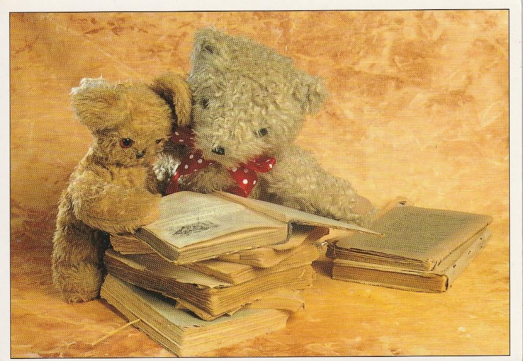 Leuke Ansichtkaart: Knuffel Beren, Verzamelen, Ophalen of Verzenden, 1980 tot heden, Gelopen, Overige thema's