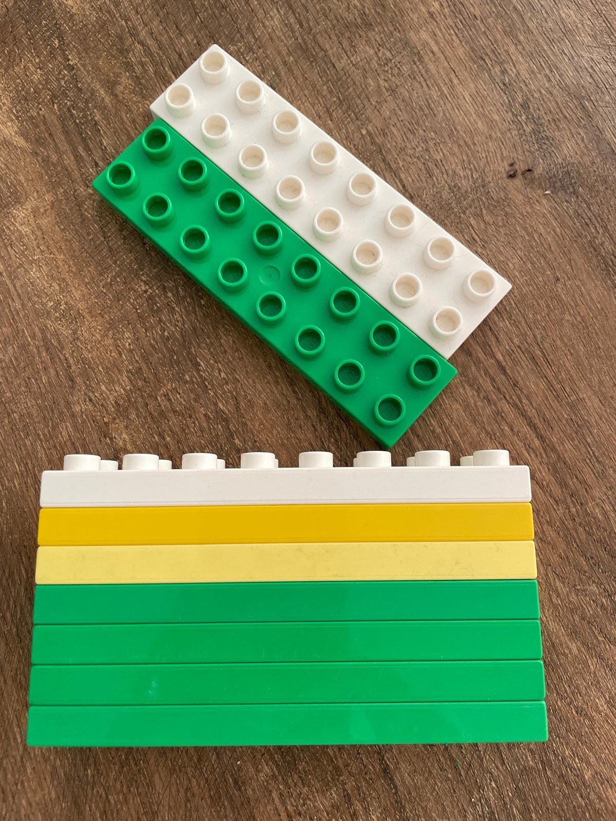 Gebruikte Lego Duplo blokken, diverse kleuren, 16 noppen, Ophalen of Verzenden, Gebruikt, Losse stenen, Duplo