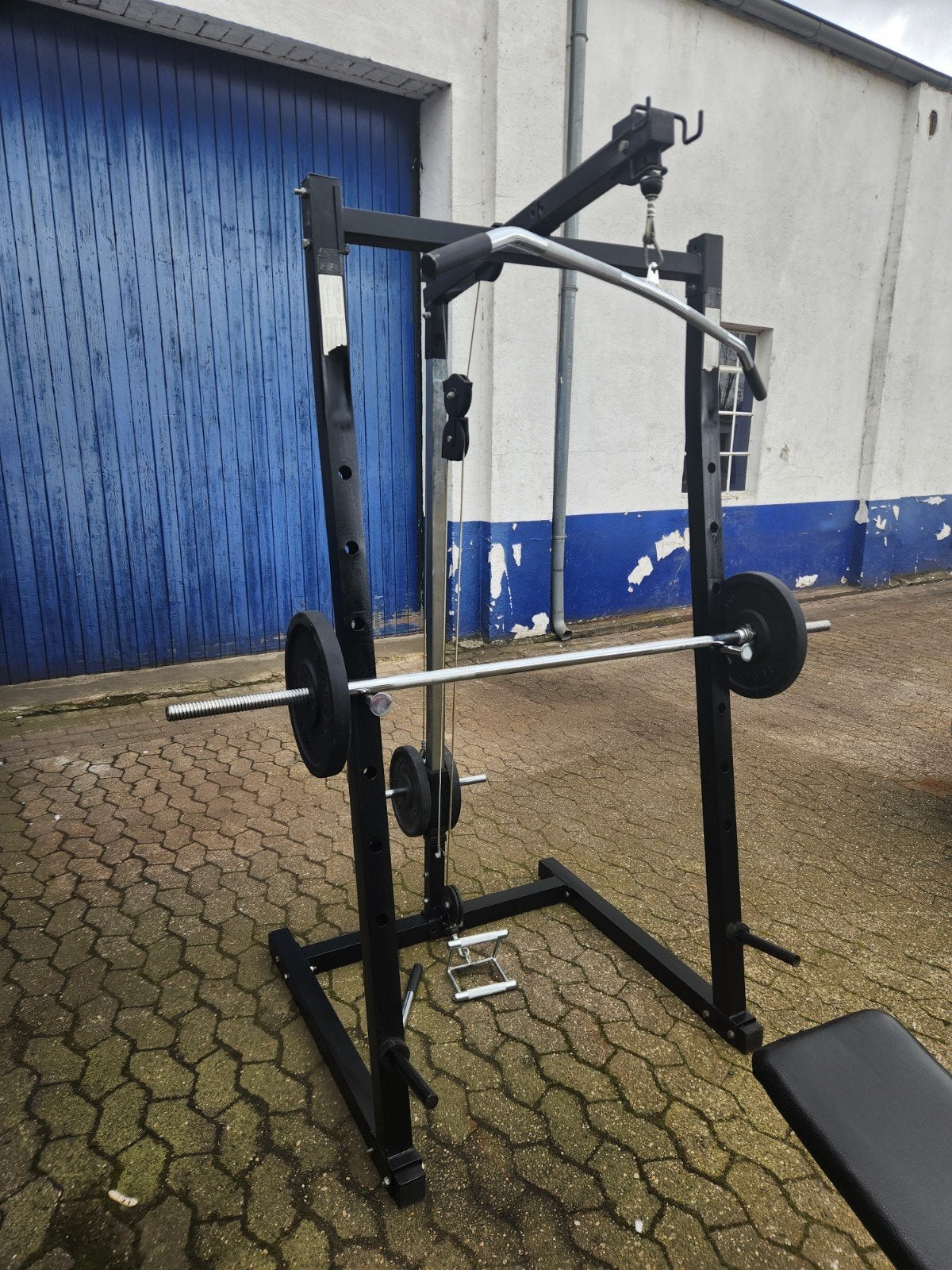 Lat pulley squat rack, Sport en Fitness, Fitnessmaterialen, Ophalen, Overige typen