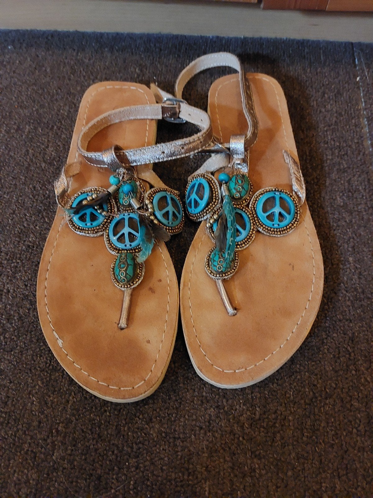 Ibiza achtig sandaal boho, Ophalen of Verzenden, Sandalen of Muiltjes