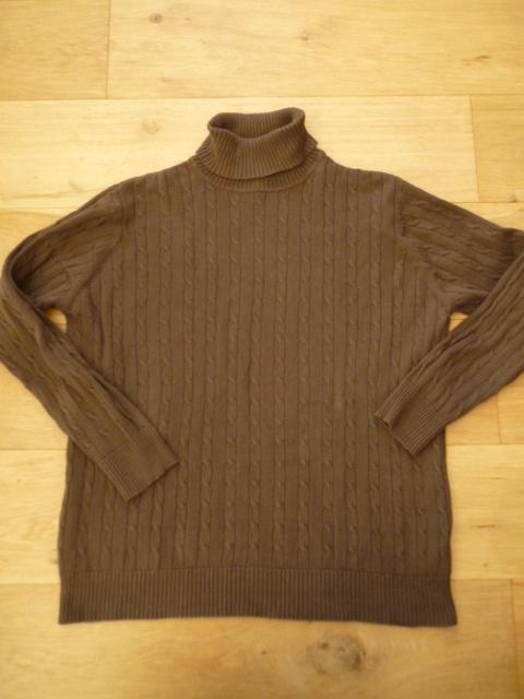 Biaggini bruine coltrui 2XL trui, Bruin, Maat 46/48 (XL) of groter, Ophalen of Verzenden, Zo goed als nieuw
