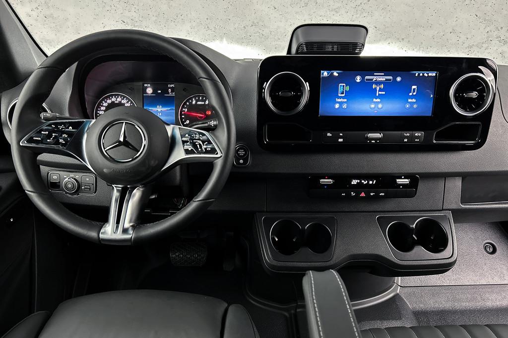 Mercedes-Benz Sprinter 319 CDI L2H2 RWD | BPM VRIJ | AMG Bla, Auto's, Automaat, Gebruikt, Euro 6, Multifunctioneel stuurwiel