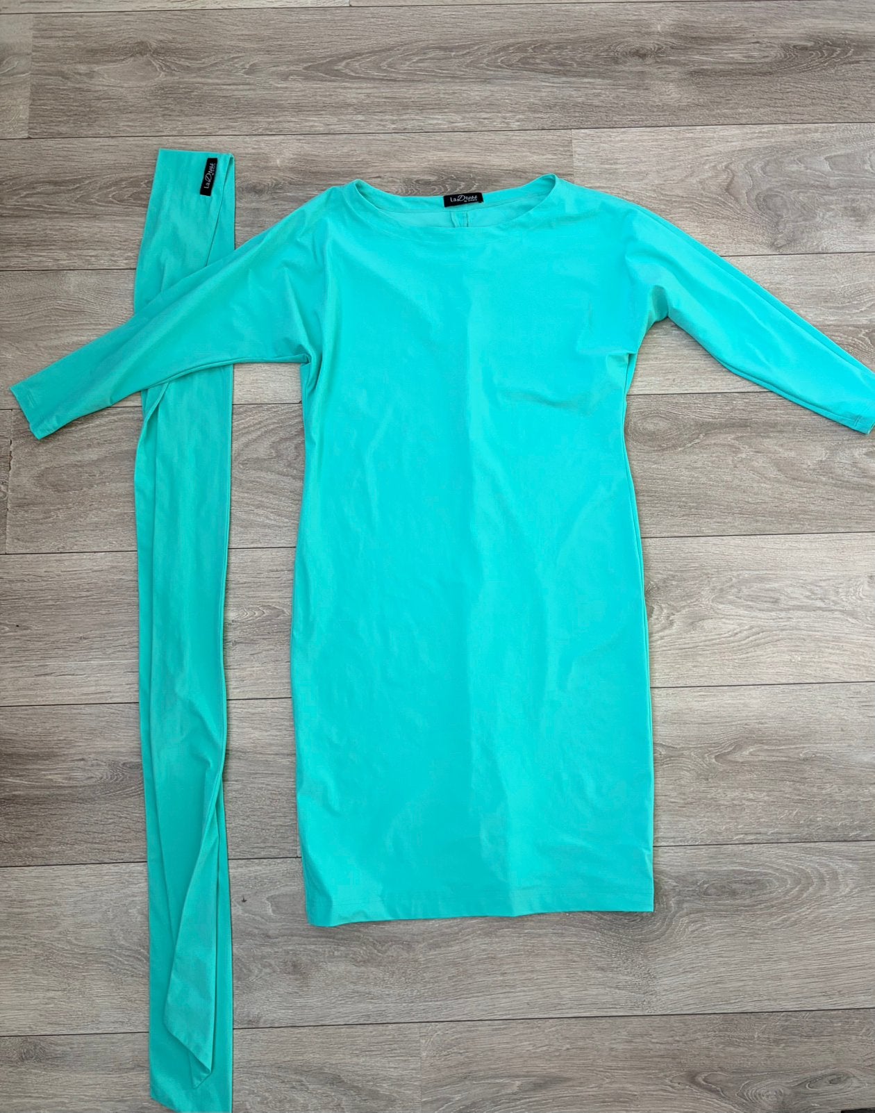 LaDress travelstof jurk maat S, Ophalen of Verzenden, Zo goed als nieuw, Maat 36 (S), Boven de knie