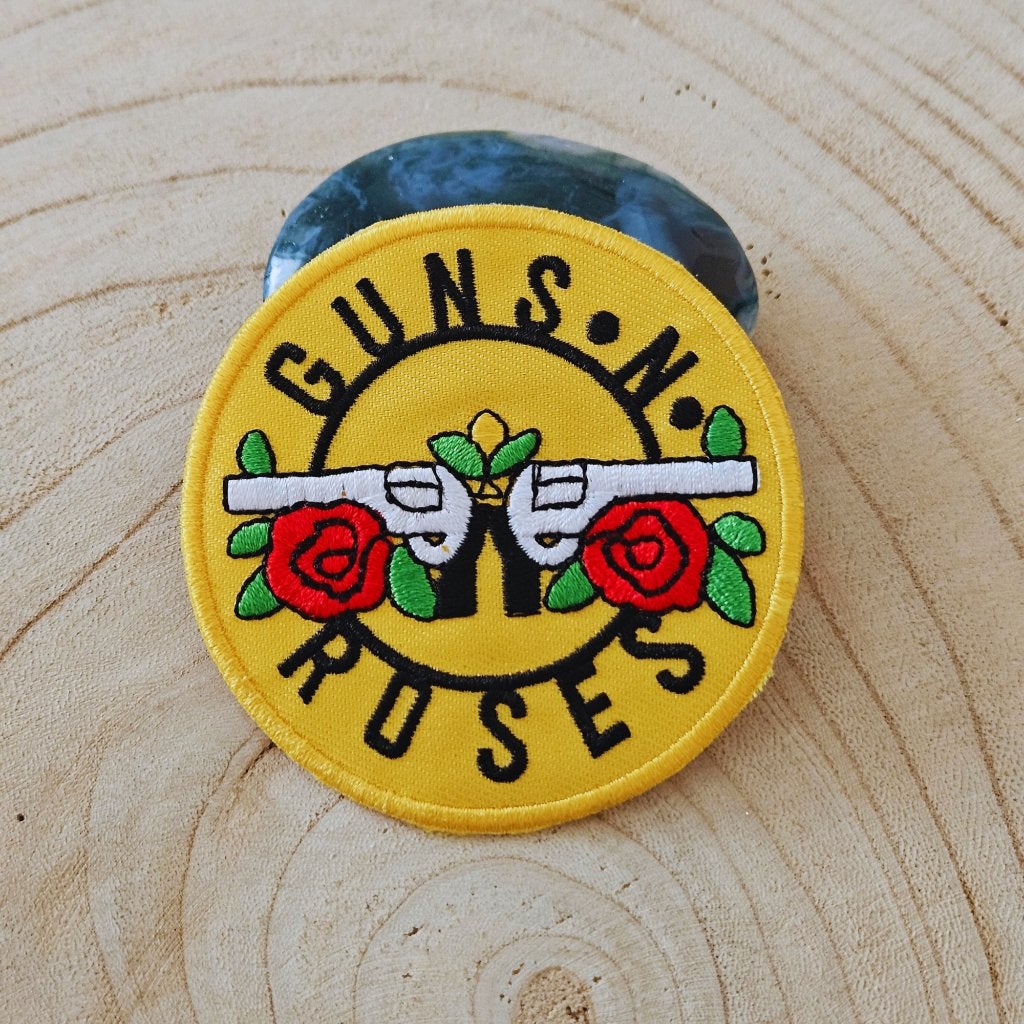 Strijk embleem applicatie Patch Guns N Roses, D, Nieuw, Ophalen of Verzenden, D